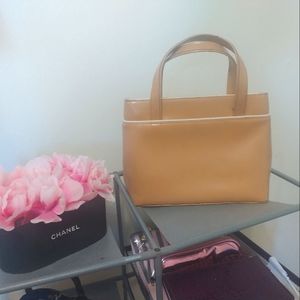 Vintage Longchamp Beige Bag